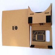 google cardboard vovotrade 6 pulgadas DIY Google cartón 3D VR Realidad Virtual Gafas de madera prensada