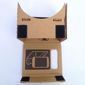 google cardboard vovotrade 6 pulgadas DIY Google cartón 3D VR Realidad Virtual Gafas de madera prensada