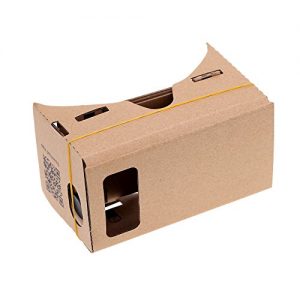 Visor Gafas 3D de Cartón Realidad Virtual DIY 3D VR Cardboard Google para Smartphones de 4,2" a 5"